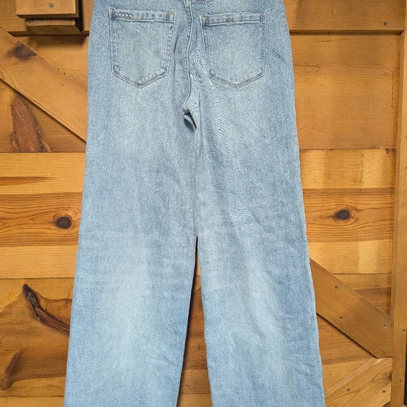 BlankNYC Franklin Ribcage Wide Leg Released Hem Sz 25 Boho - Picture 4 of 11